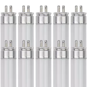 10 Pack Sunlite F13T5/CW 13Watt T5 Linear Fluor Lamp Mini Bi Pin Base Cool White - Picture 1 of 1