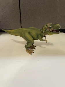 Schleich Green Tyrannosaurus T-Rex Dinosaur Figure 11" w/ Movable Jaw D-73527 - Picture 1 of 11