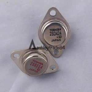 NEW 1PAIRS 2SB554/2SD424 B554/D424 TOSHIBA Encapsulation:TO-3 Power Transistor - Picture 1 of 2