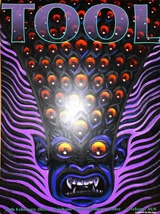 Werkzeugposter Brisbane Australia Entertainment 2020 Alex Grey/500 Konzerttournee - Bild 1 von 2