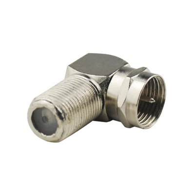 20Pack F Type Male to Female Right Angle RG6 Connector Adapter for Television TV - Image 1 of 3