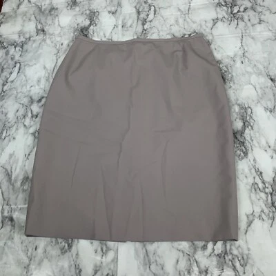 Lafayette 148 Virgin шерсти серо-коричневый карандаш юбка размер 2 - Изображение 1 из 4