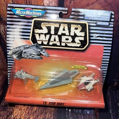 Vintage 1996 Galoob Micro Machines Star Wars IX Star Wars Figure Set SEALED - Image 1 of 4