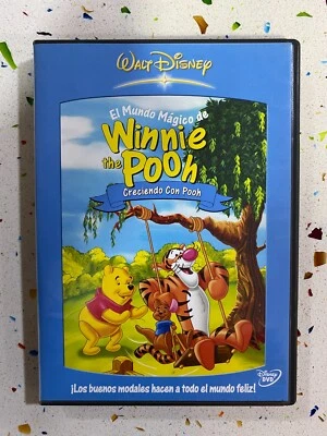 The Wonderful World Of Winnie The Pooh DVD Growing With Pooh - Spanish English - Image 1 of 3