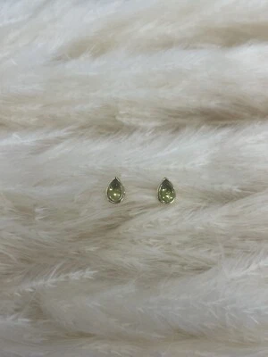 750 Gold Ohrstecker mit Peridot 0,55ct.Gelbgold.Neue Ohrringe+Etikett.Peridot - Bild 1 von 4