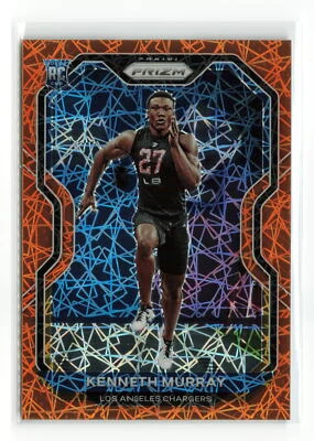 KENNETH MURRAY #327 2020 PANINI PRIZM CHARGERS ORANGE LAZER READ - Image 1 of 2