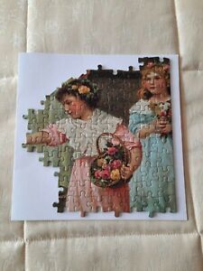 Jigsaw Puzzle Wedding, Occasion Card. 8"X 8" Wedding, bridesmaid, flower girl.