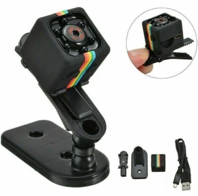 MINI DV MICRO CAMERA MACCHINA FOTOCAMERA VISIONE A FULL LIGHT 1080P web SPY SQ11 - Immagine 1 di 4