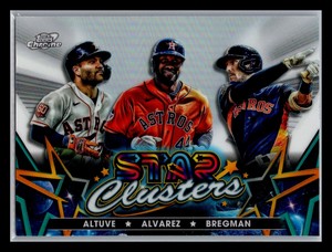 2023 Topps Cosmic Chrome Alex Bregman Jose Altuve Yordan Alvarez SC-11