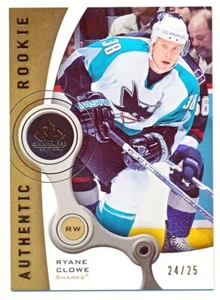 2005-06 SP GAME USED AUTHENTIC ROOKIES GOLD RYAN CLOWE #155 24/25 - Picture 1 of 1