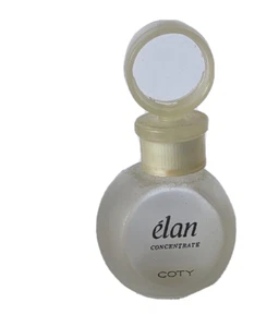 Elan concentrate de Coty botella de perfume de colección vacía 3 en h, 0,50 fl oz - Imagen 1 de 4