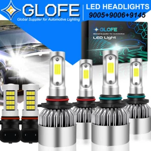 6X 9005 9006 LED Headlight + Fog Light Bulbs S2 For Lincoln Navigator 2003-2006 - Picture 1 of 9