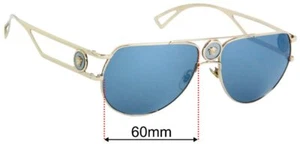 Lentes de repuesto para gafas de sol SFx se adaptan a Versace MOD 2225 - 60 mm de ancho - Imagen 1 de 26