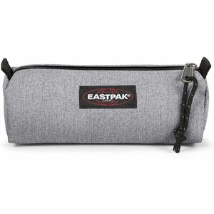 Eastpak Trousse Benchmark Single 21cm Scolaire Etudiant Ecole Ecolier Mixte GRIS - Afbeelding 1 van 5