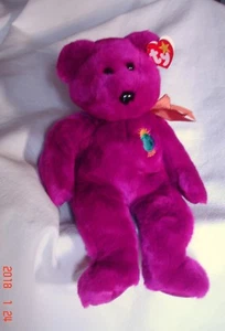 TY Buddies " Millennium" the Earth 2000 Bear Neu mit Etikett Retired 2000 - Bild 1 von 3