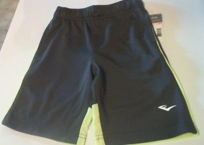 CJ) EVERLAST Boys Gray with Yellow Athletic Shorts Elastic Drawstring Size M 5/6 - Image 1 of 3
