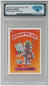 1985 Garbage Pail Kids UK Minis SCARY CARRIE #25B Series 1 💎 DSG 8 NM/Mint - Picture 1 of 2