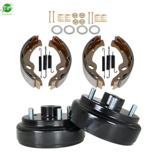 For EZGO TXT 1996+ Electric Golf Cart Brake hub Drums Brake Shoe Spring Kit New - Imagen 1 de 12