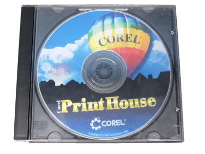 Vintage Corel Print House Windows 95 CD Rom Disc - Image 1 of 3