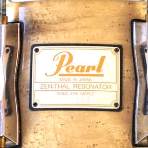Pearl Zenithal Resonator Birds Eye Maple Snare Drum 14"x6.5" Made in Japan - Picture 1 of 6