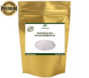 Emulsifying Wax NF POLYSORBATE 60 - PREMIUM QUALITY 100% Pure Polawax - BULK - Picture 1 of 4