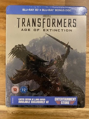 NEW & SEALED Transformers: Age Of Extinction (Exclusive 3D Blu-Ray Steelbook) - Image 1 of 2