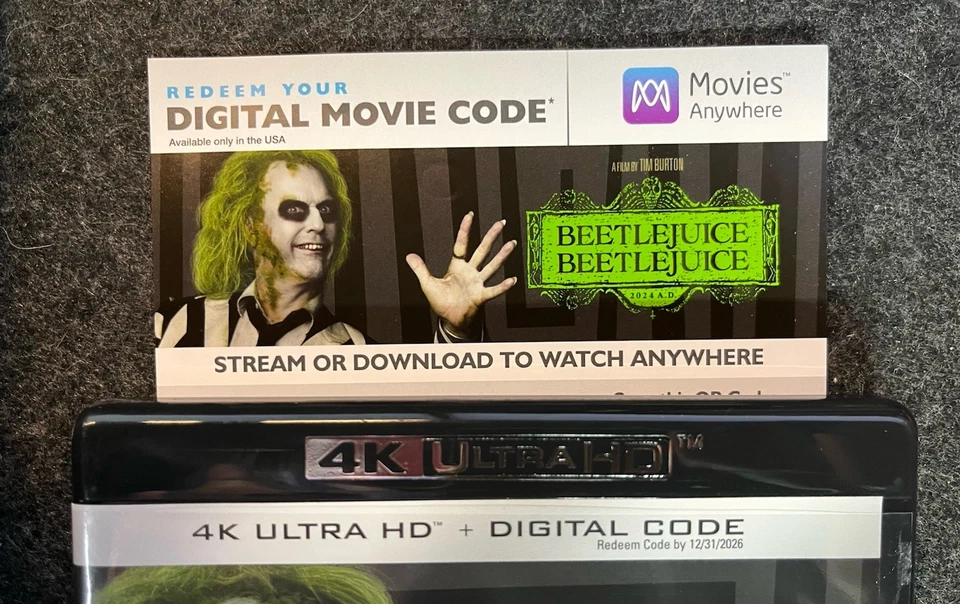 Beetlejuice Beetlejuice 4K UHD *Digital* Foto 1 de 1