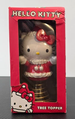 Sanrio Hello Kitty Santa Tree Topper - New Damaged Box - Image 1 of 4