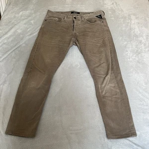 Jeans Replay Waitom Uomo Elasticizzato Conico Denim Marrone W36 L28,5 - Foto 1 di 22