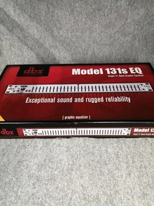 DBX 131S | 31-Band Single Channel Graphic Equalizer Rack Mount Good Condition - Picture 1 of 13
