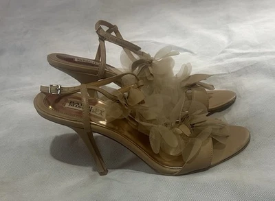 Badgley Mischka Womens High Heels Size 10 M Ladies Shoes Sling Back Open Toe - Image 1 of 4