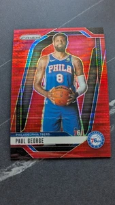 2024-25 Panini Prizm Red Pulsar #50 Paul George /75 - Imagen 1 de 3