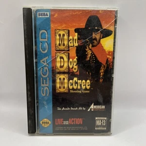 Mad Dog McCree (Sega CD, 1993) Complete NO REGISTRATION CARD - Picture 1 of 7