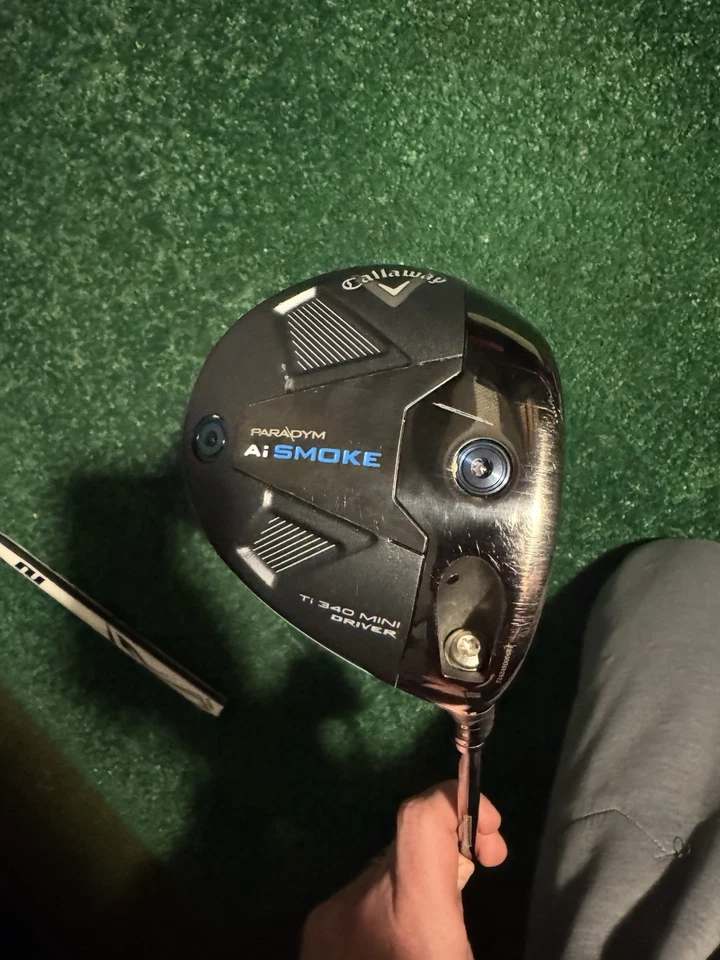 Callaway AI Smoke TI Mini Driver With Tour AD VF X Flex Shaft - Image 1 of 4