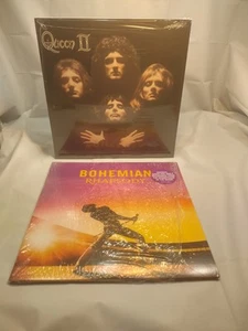 (2) Queen II And Bohemian Rhapsody Lp VG+ EX vinyls HOLLYWOOD ROCK LPS GREAT - Picture 1 of 19