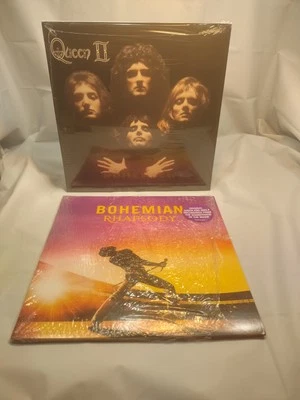 (2) Queen II And Bohemian Rhapsody Lp VG+ EX vinyls HOLLYWOOD ROCK LPS GREAT - Imagem 1 de 4