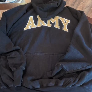 Vintage Steve & Barry’s Army Hoodie Front Pocket Sweatshirt Sz-XXL-Heavyweight - Picture 1 of 3