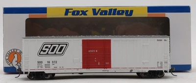 Fox Valley Models 30010 HO Scale Soo Line Box Car w/ Slant Logo #18972 LN/Box - Image 1 of 4