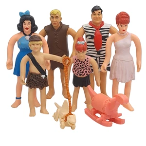 Juego de figuras de acción flexibles Mattel The Flintstones Movie X6 con algunos accesorios - Imagen 1 de 14
