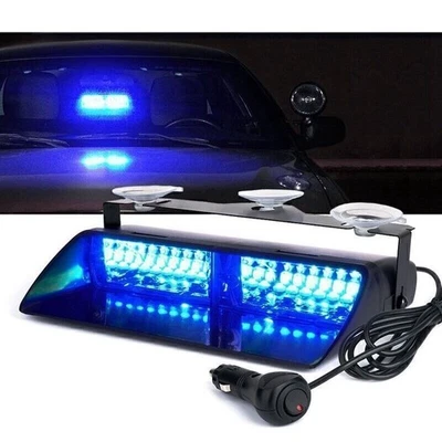 16 LED Auto Blitzlicht Frontblitzer Warnleuchte Dash Strobe Notfall Warnung S3I! - Bild 1 von 4