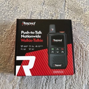 Rapid Radios Nationwide PTT Walkie-Talkie Confezione da 2 Servizio fino al 2027 Pyd - Foto 1 di 10