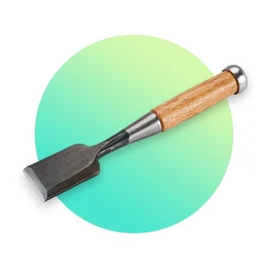 Fujikawa Okyo Japanese Layered Steel Chisel - 30mm - Picture 1 of 4