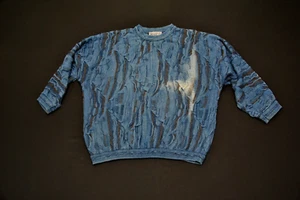 VTG Coogi Blues Australia Cotton Sweater XL 3D Biggie Smalls Cosby 151124SK - Picture 1 of 5