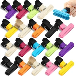 20 Stück Chipbeutel Clips Kunststoff Schwerlast Clips Lebensmittel Beutel Clips Schwerlast Griff  - Bild 1 von 6