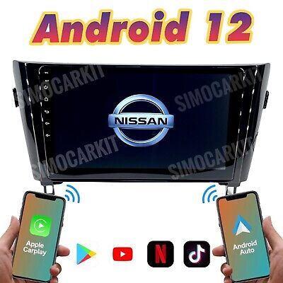 Autoradio 10.1'' Pollici Tablet Android 12 2+32gb Carplay Per Nissan Qashqai J11 • 229€