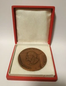 Vintage. Medaglia da tavola "LENIN". UNIONE SOVIETICA - Foto 1 di 12