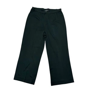 Ming Wang Acryl Strickhose schwarz Pull-On spitz zulaufendes Bein Damen Large Petite - Bild 1 von 8