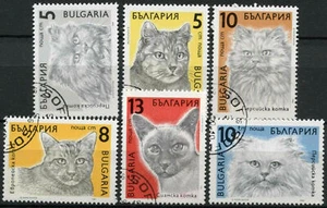 Bulgaria, #3510-15 Cats 1989 set, 6v used - Picture 1 of 1