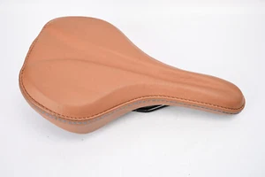 Custom Leather Sewn DDK Bike Saddle Seat Comfort Cruiser Hybrid Bike Seat - Picture 1 of 6