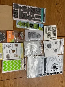125 + Stamps & Dies for Crafting /Stamping 90% are NEW Misc Assortment - Picture 1 of 21